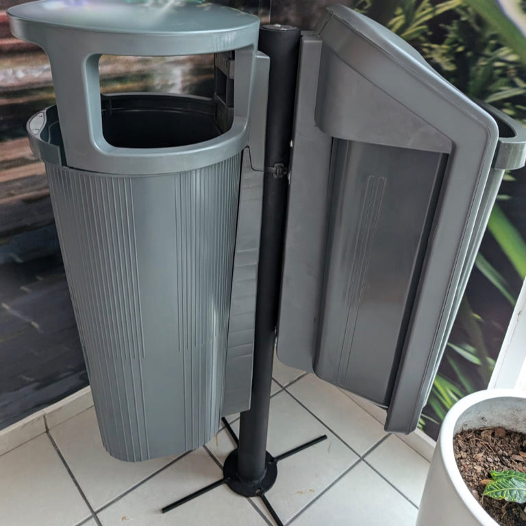 Pedestal para papelera