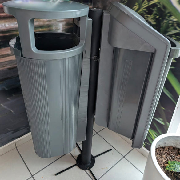 Pedestal para papelera