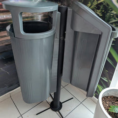 Pedestal para papelera